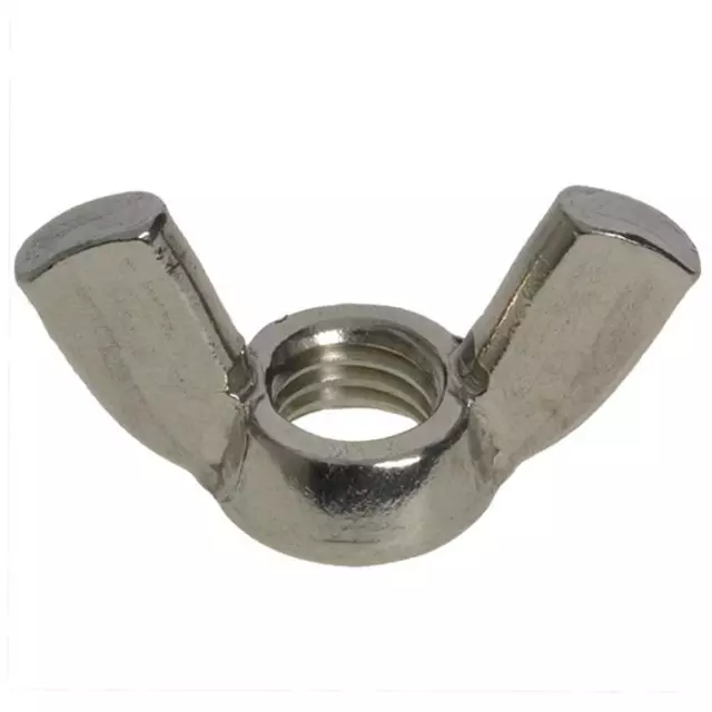 Wing Nut M5 (5mm) Metric Coarse Marine Grade Stainless Steel G316 ANSI B18.7