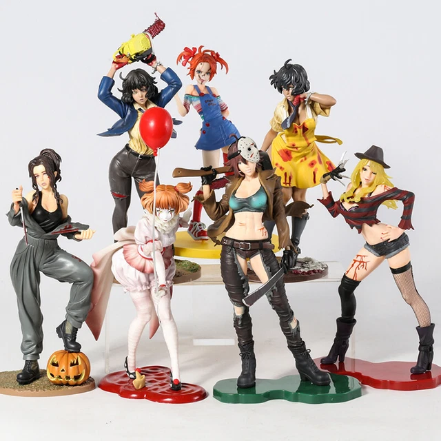 Horror Bishoujo Halloween Michael Myers Action Figure Collectible Statue Toy New