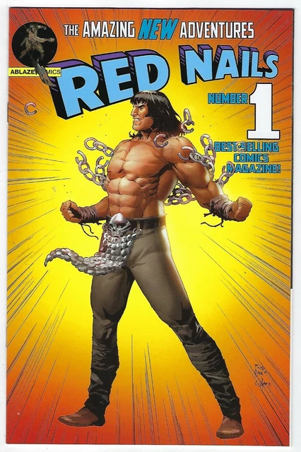 Cimmerian Red Nails # 1 Superman Parody Cover E NM Ablaze (Conan)