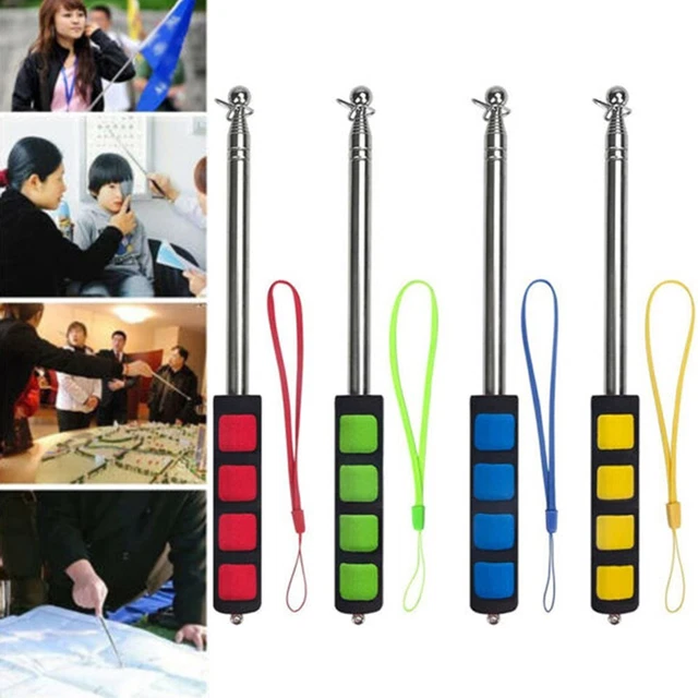 160CM Portable Télescopique Extensible Télécommandée Manche à Air Drapeau Mât
