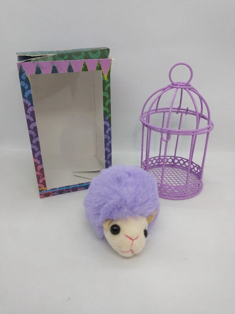 Harry Potter Pygmy Puff Plush Pet Lit Joy Crate w Box Cage Purple Stuffed Animal