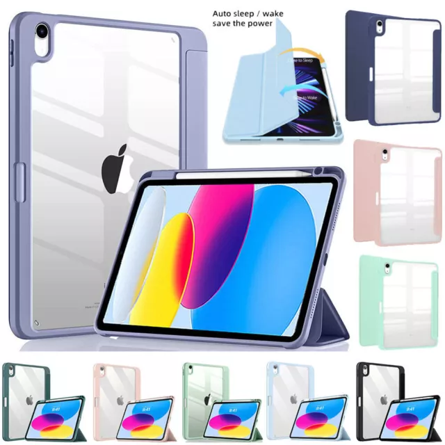 Für iPad 7/8/9/10th Gen 10.2 10.9 Air 4 5 Pro 11 Schutz Hülle Smart Cover Tasche 2