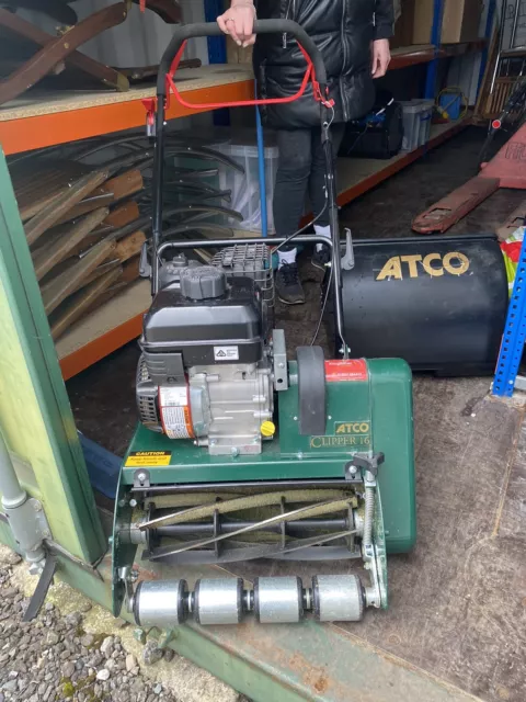 ATCO CLIPPER 16 Petrol Cylinder Mower 400.00 PicClick UK