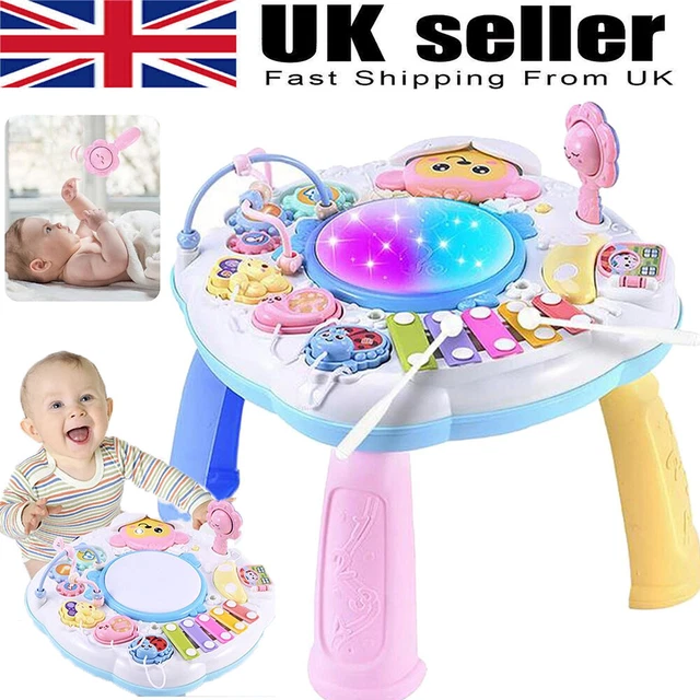 Baby Activity Center Table Kids Educational Musical Learning Toys For 6 Months+