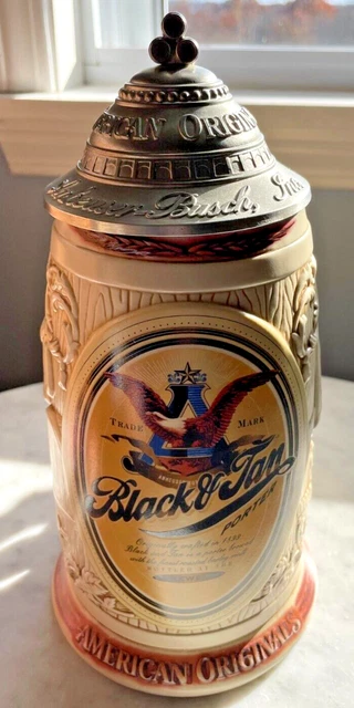 Anheuser-Busch American Originals Series Black & Tan Porter Stein CS314-COA-NEW
