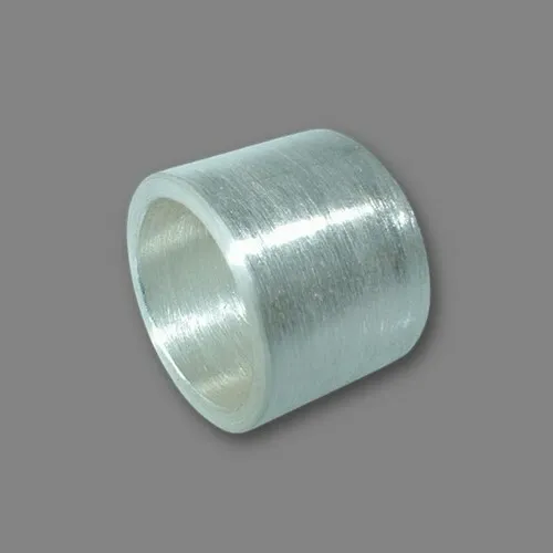 10 mm breiter Silberring Bandring, Dicke 3 mm  Silber 999, Flamere Design