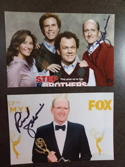 RICHARD JENKINS 2 Hand Signed Autograph 4X6 Photo S-FAMOUS ACTOR - STEP BROTHERS