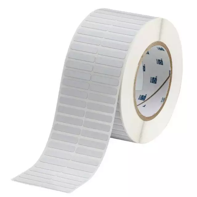 BRADY THT-13-727-10 Thermal Transfer Printer Labels,White