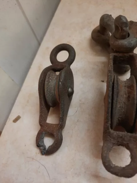 vintage small pulleys 2