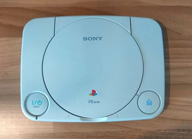 SONY PS1 PLAYSTATION Psone Slim Console (SCPH-102 PAL) w/2 controllers ...