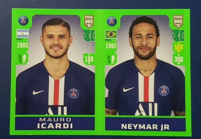 2019-20 Panini Fifa 365 Album Stickers Mauro Icardi Neymar Jr #151