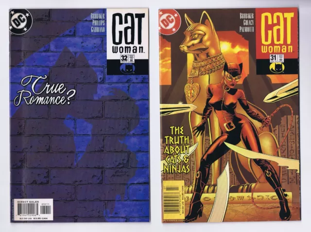 CATWOMAN 2 PC LOT: #31-32 (vol. 3, DC)  PAUL GULACY VF/ NM