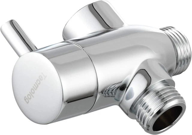 1/2 Zoll 3-Wege Umstellventil - Duschventil Umschalter T-Adapter