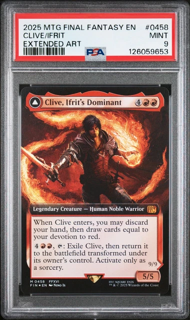 2025 MTG FINAL Fantasy Clive, Ifrit's Dominant/Ifrit Warden Of Inferno ...