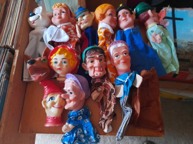 Grande collection de poupées marionnettes / marionnettes à