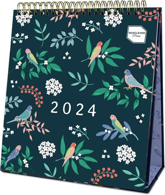 DESK CALENDAR 2024. Freestanding 2024 Calendar Runs Jan Dec’24