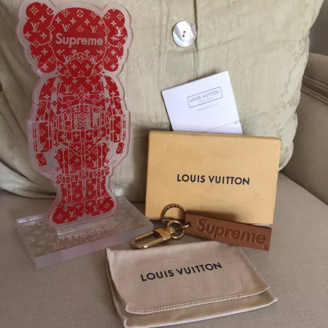 Louis Vuitton X Supreme Zip Lock Shopping Bag 18x14