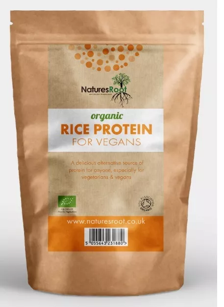 Organic Brown Rice Protein Powder - Vegan | Gluten Free | Vegetarian | Pure Raw