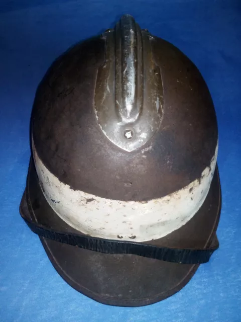Original Helm Adrian Frankreich 2.Weltkrieg Zivilverteidigung Selten Rarität Rar