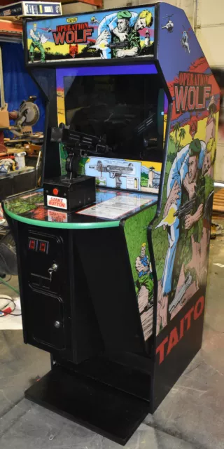 OPERATION WOLF ARCADE MACHINE PACKAGE - OPERATION WOLF & THUNDERBOLT by TAITO