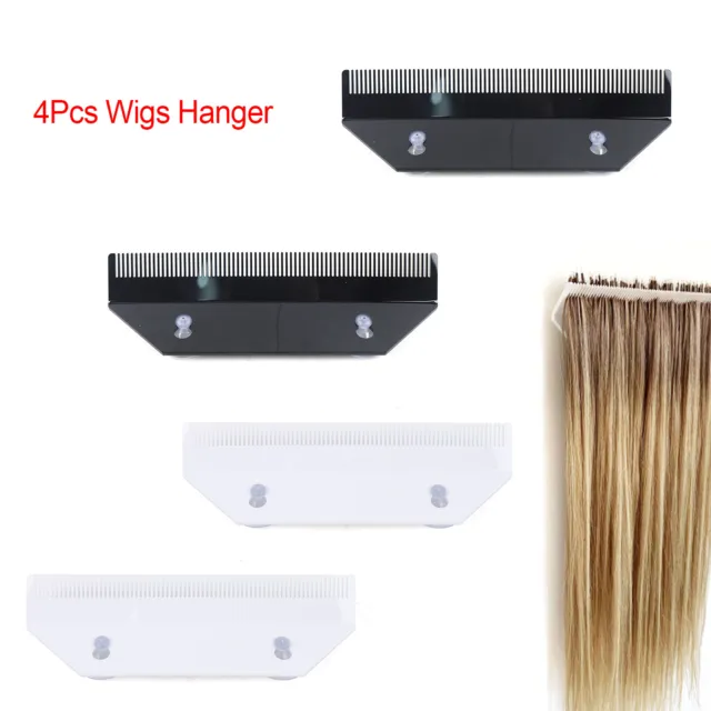 4x Acrylic Hair Extension Wigs Sectioning Display Storage Holder Rack Beauty