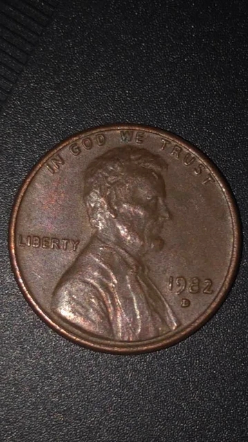 1982 D Copper Penny Small Date 3.1 Grams Rare Used Condition