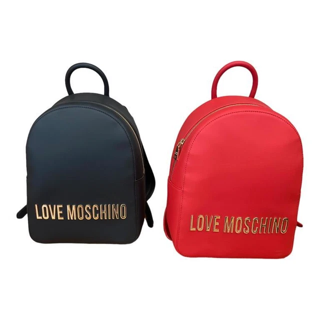 Zaino rosso deals moschino