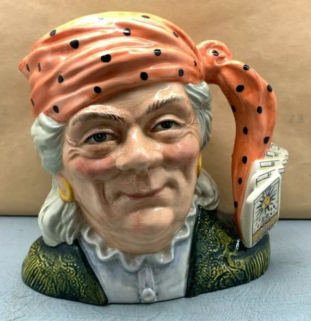 Lovely Royal Doulton Large The Fortune Teller Character Toby Jug D6874 SU913