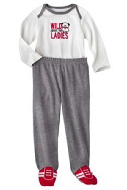 Valentine's Day Carters Wild About the Ladies Infant Bodysuit & Pants (Newborn)
