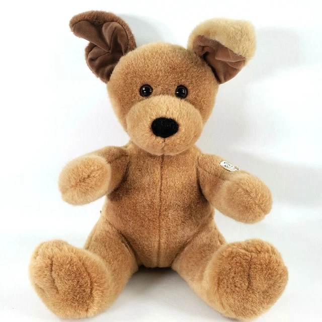 Build A Bear Plush Puppy Dog Brown Sugar Stuffed Animal Toy Bark Sound Box 12"