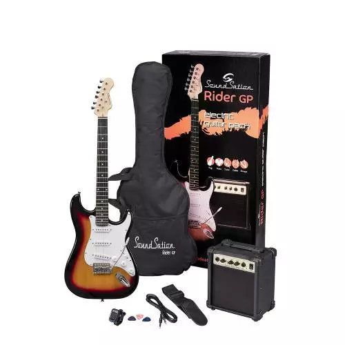 Soundsation Rider Gp 3Ts Guitar Pack Elettrico - Sunburst