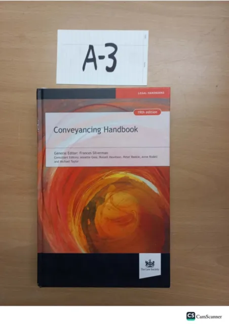 Conveyancing Handbook 19th Ed By Frances Silverman