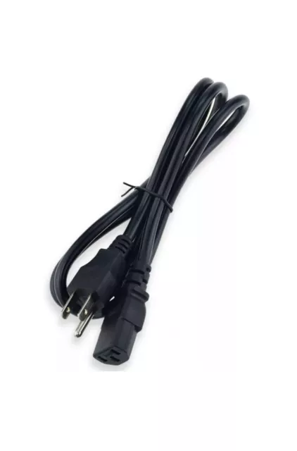 Cable de alimentación para monitor Asus modelo VE247H 3 clavijas 6 ft 2