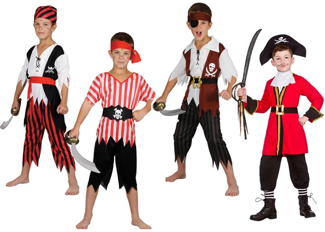 Patron De Déguisement Réversible Pirate Ou Robin Des Bois - Garçon, Comme Neuf !