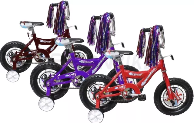12” BMX Bike with Training wheels Boys Girls Gift Children Bicycle Coaster Brake