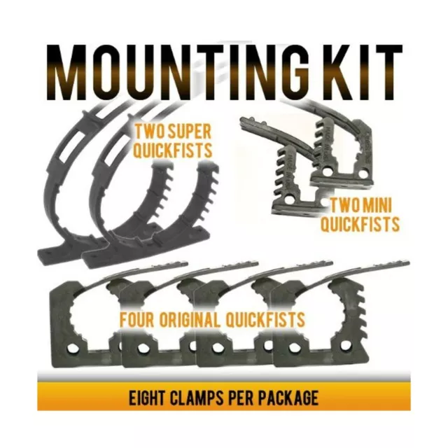 8 piece Quick Fist Clamp Mounting Kit 1-(Pack) 2