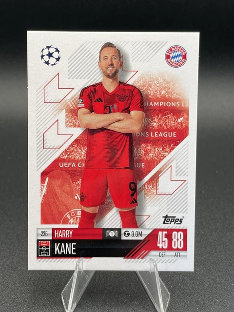 Topps Match Attax Bundesliga 2024/2025 – Carte Club 100 Harry Kane (Or) - FC Bayern