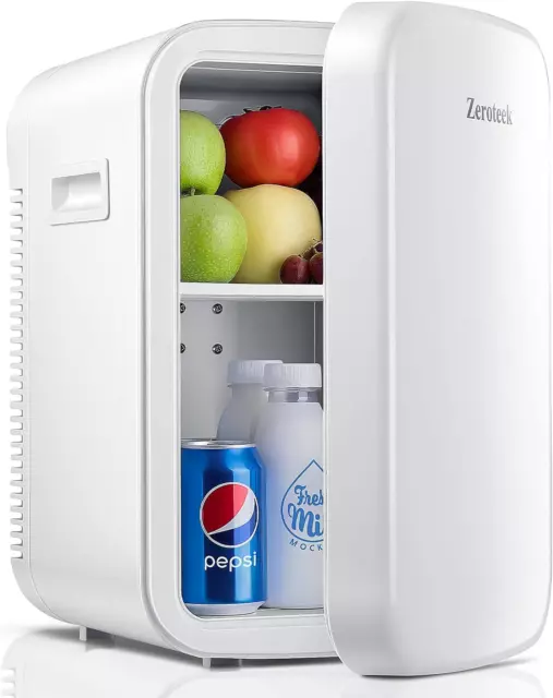 JUNG XBOX Series X Mini Kühlschrank leise - 10 Liter Fassung / 12 Dosen für  Zimmer & Auto geeignet, Mini Fridge X Box, Minikühlschrank lautlos