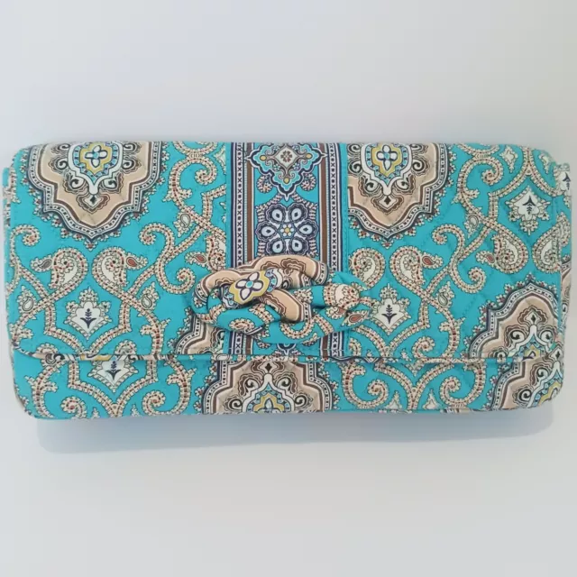 Vera Bradley Knot Just A Clutch Totally Turq Handbag NWT