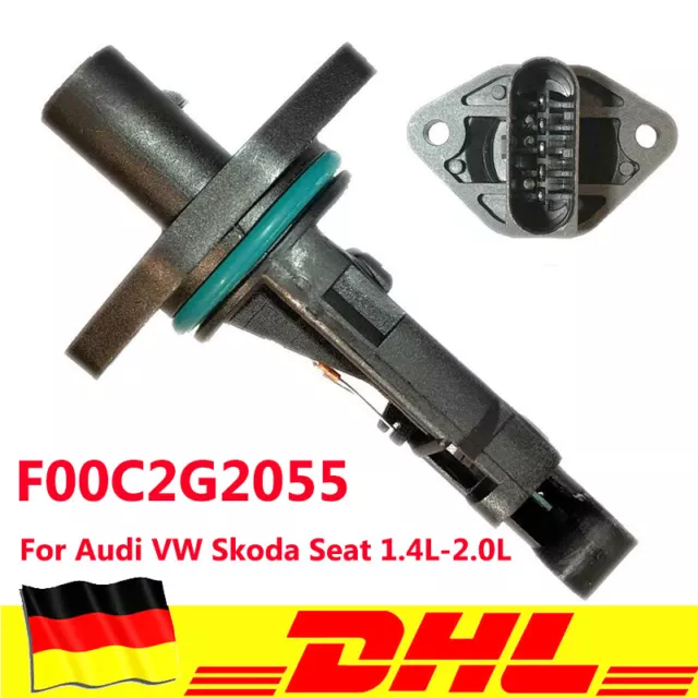 BOSCH LUFTMASSENMESSER SENSOR F00C2G2055 Für Audi VW Skoda Seat 1.4L-2.0L  TDI DE EUR 26,93 - PicClick DE