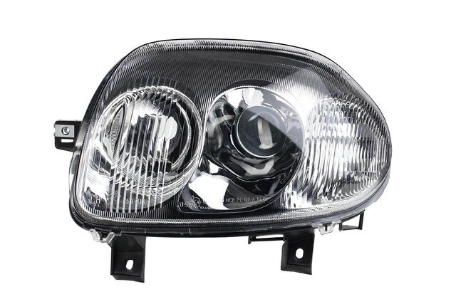 Jeu De Phares Pour Renault Clio BB/CB - Phare Gauche H7/H1 Noir - Avec Clignotant - Réglage électrique - Modèles 2001-2005 - 11