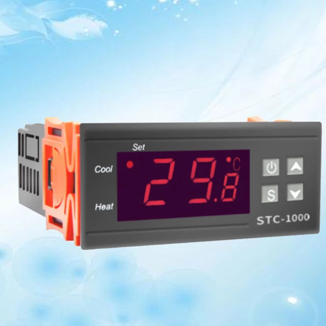 1 pieza Regulador Temperatura Digital Termostato Incubadora Para Acuario-Acuario