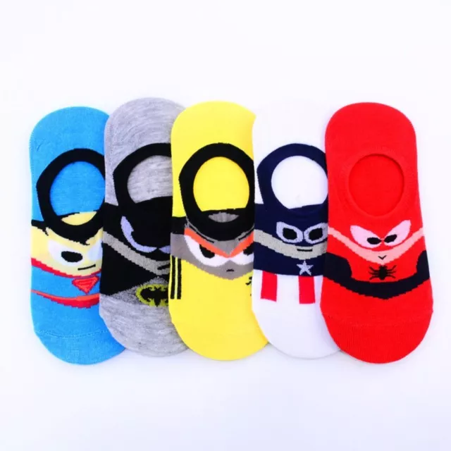 5 pcs Non-slip Invisible Socks Cotton Women Socks New Boat Socks  Four Seasons