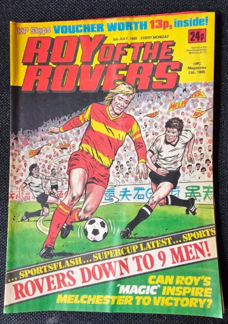 Roy Of The Rovers Paper Comic  6Th July    1985