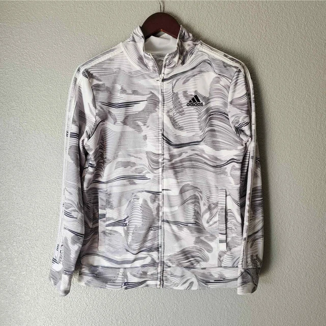 Adidas Kids Full Zip Warp Camo Track Jacket Size Large 14/16