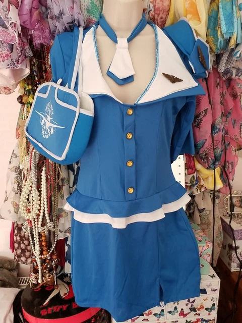 Costume elegante Air Hostess taglia 8