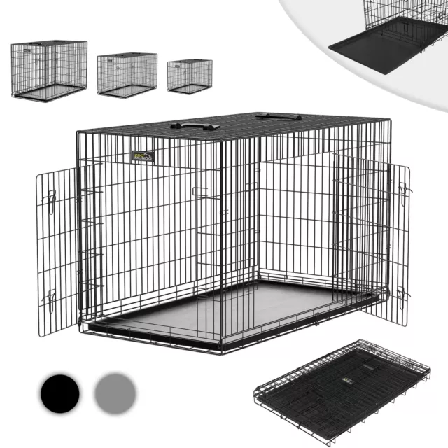 zoomundo Cage pour Chiens Caisse Box de Transport Cage de Animaux Chiots Pliable