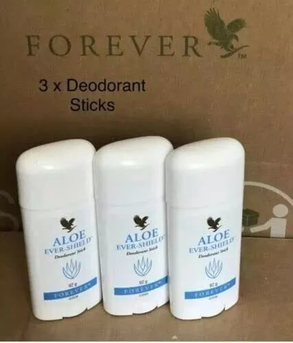 Déodorant Forever Living Aloe Ever Shield, paquet de 3 (3 x 3,25 oz)...