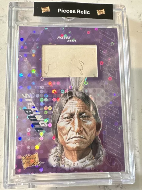 2021 - PIECES OF THE PAST - SITTING BULL HAND WRITTEN RELIC RARE - 1 of 1 - 1/1