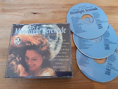 CD VA Moonlight Serenade : Romantic Instrumentals 3CD (48 Song) MCPS jc/box